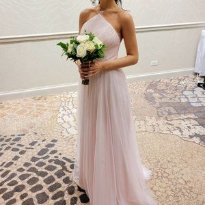 Theia - Ashley Blush Tulle Bridesmaid/Prom Dress, Size 0/00